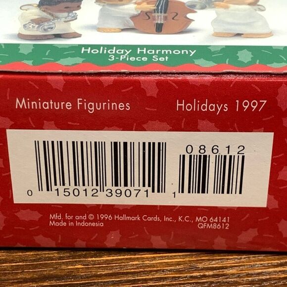 Hallmark holiday Harmony three-piece set holidays 1997  - Picture 2 of 6
